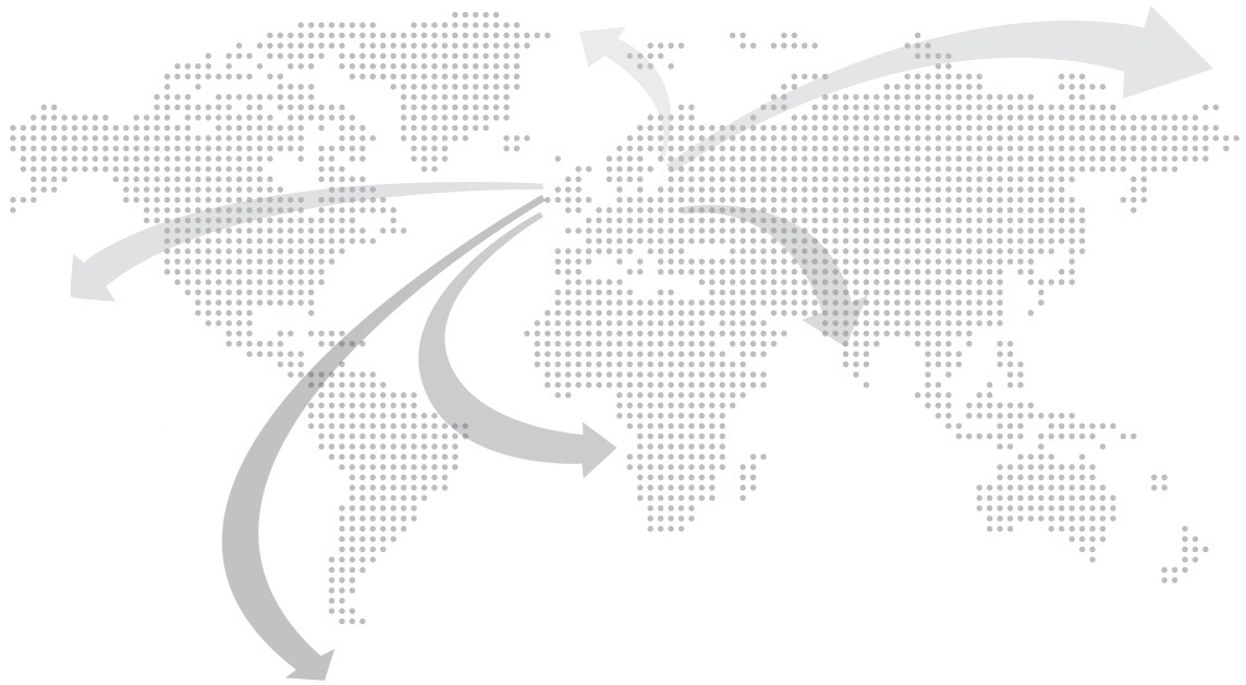 world map dots